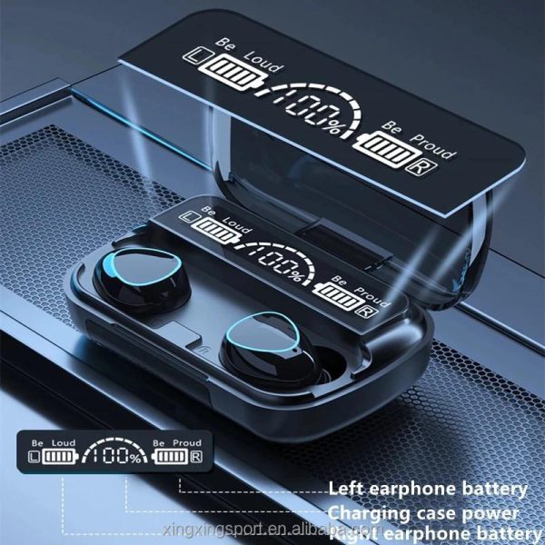 M10 Long-Lasting Battery With Fast Charge Earbuds