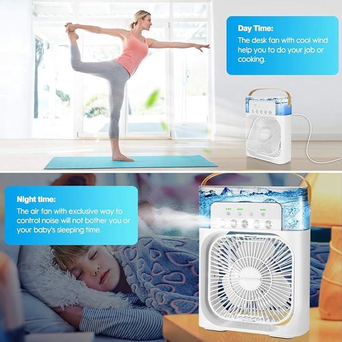 Portable Mini Air Cooler - 1 Pc - Perfect For Home and Office Cooling
