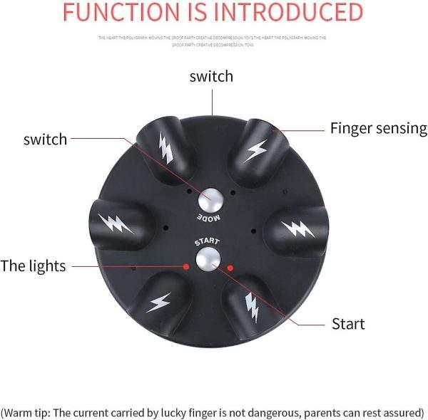 Electric shock roulette game