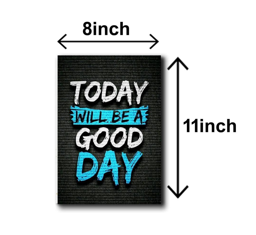 Modern Design Quartz Wall Art - 6 Pcs Motivational Decorative Frames